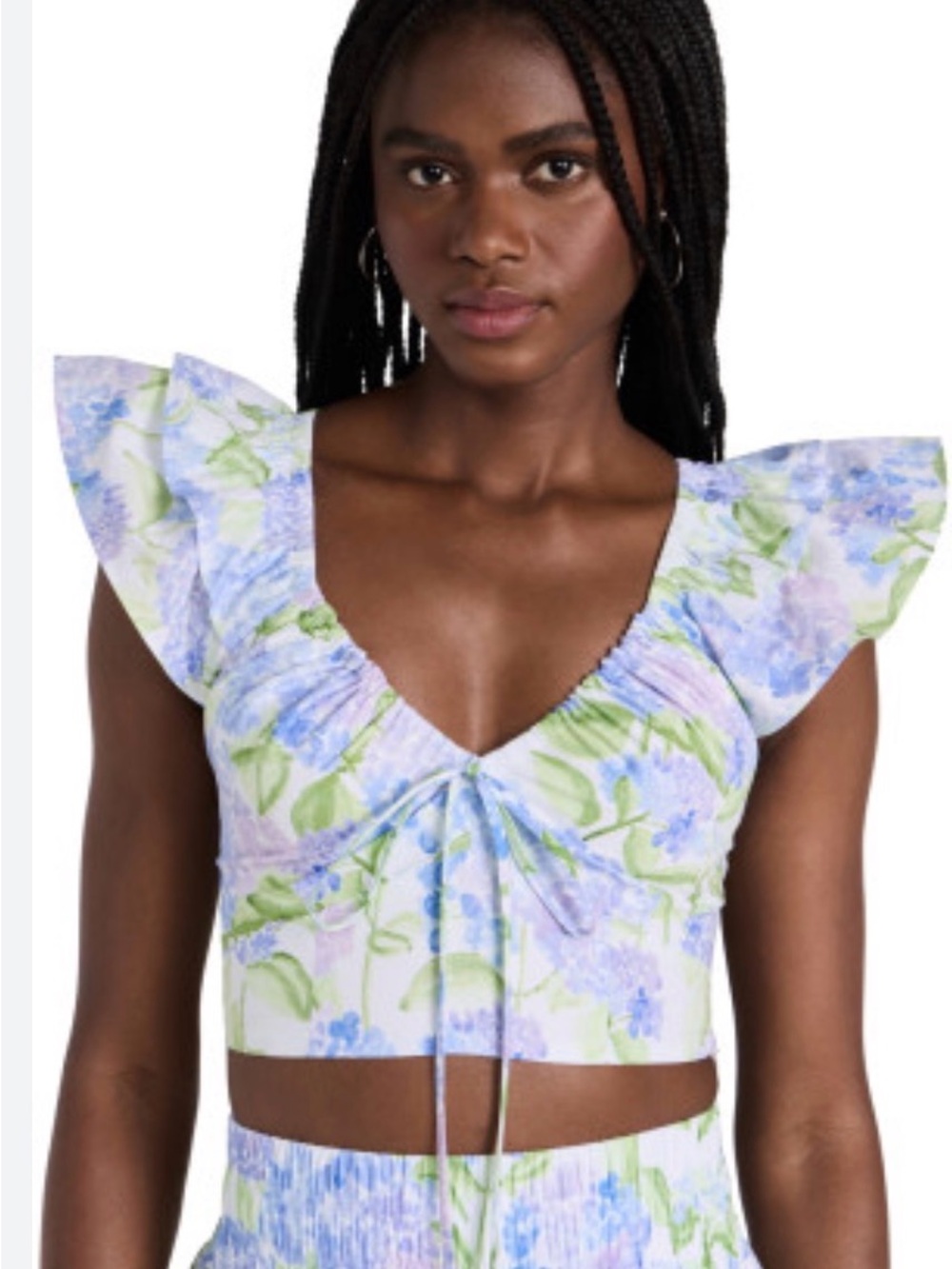 Hill House Hydrangea Alexa Top smocked back side zip